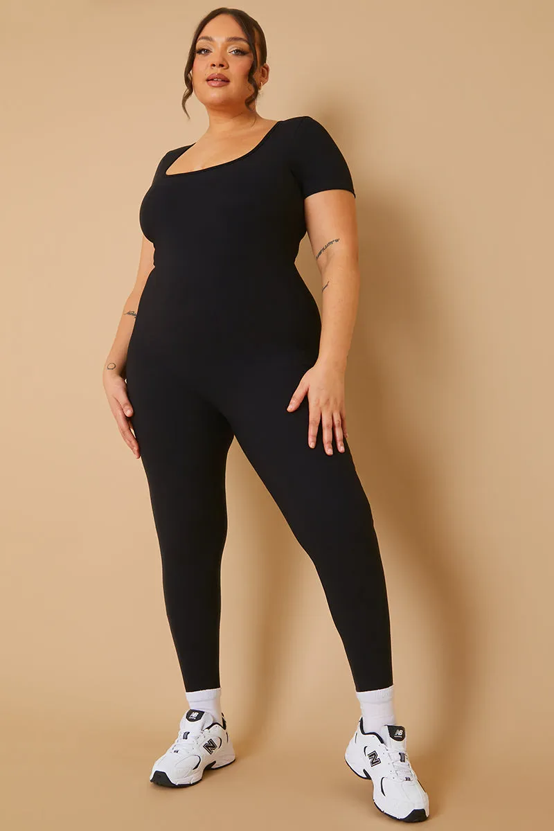 Built-In Bra Short Sleeve Sculpt and Control Unitard sold by Chi Chi London product image thumbnail 5