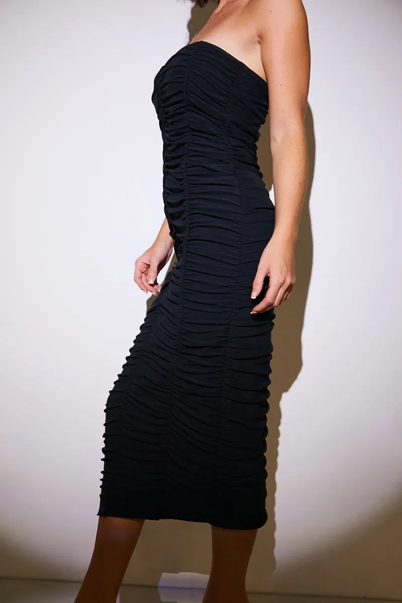 Bandeau Ruched Midaxi Dress sold by Chi Chi London product image thumbnail 2