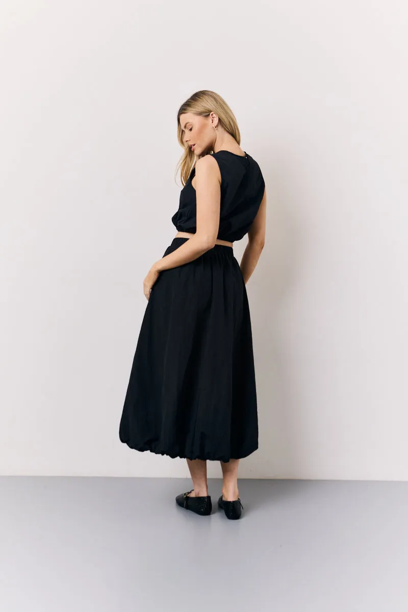 Black Balloon Co-Ord Midi Skirt sold by Chi Chi London product image thumbnail 3
