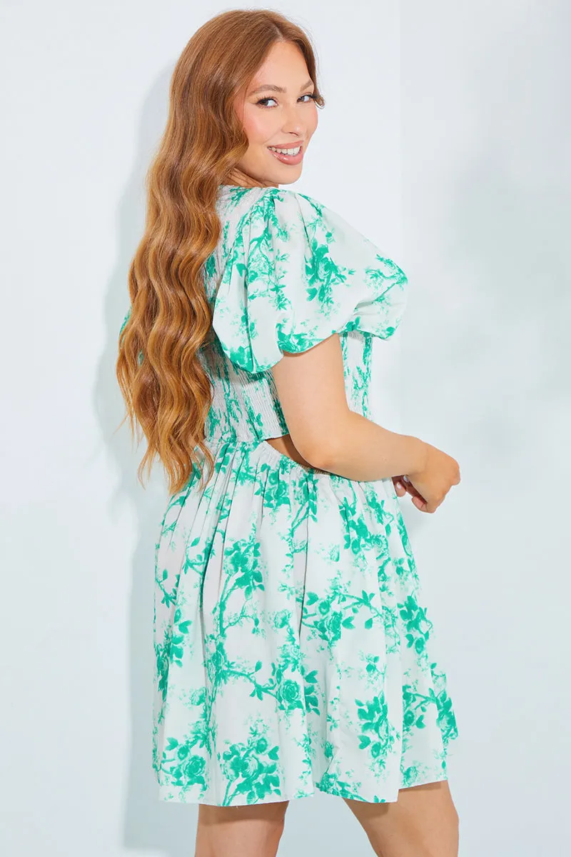 Shirred Bust Mini Dress sold by Chi Chi London product image thumbnail 4