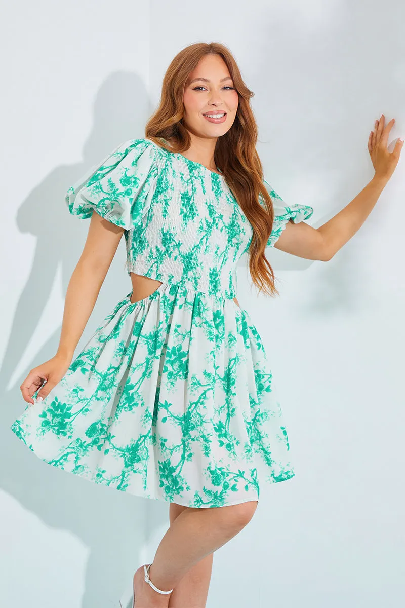 Shirred Bust Mini Dress sold by Chi Chi London product image thumbnail 3
