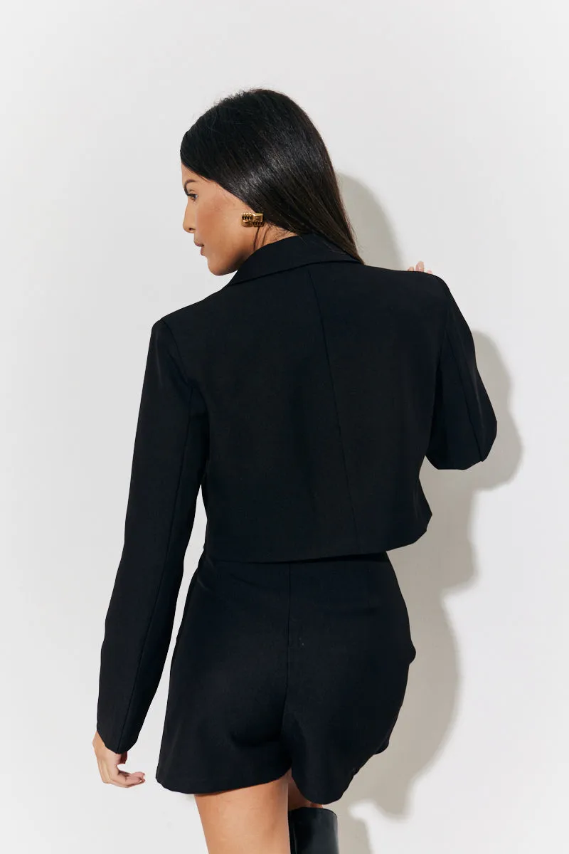 Cropped Tailored Blazer sold by Chi Chi London product image thumbnail 3