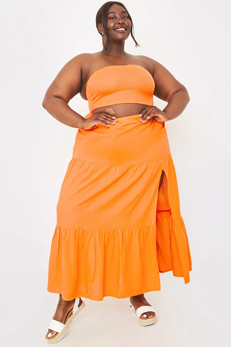 Ribbed Bandeau Crop Top sold by Chi Chi London product image thumbnail 5