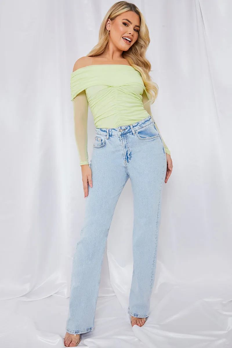 Mesh Bardot Top sold by Chi Chi London product image thumbnail 2