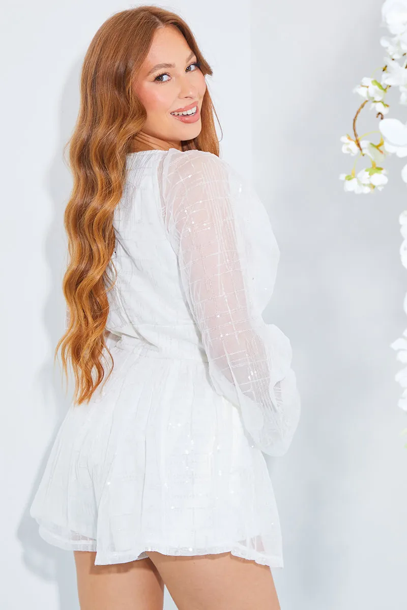 Premium Sequin Playsuit sold by Chi Chi London product image thumbnail 4