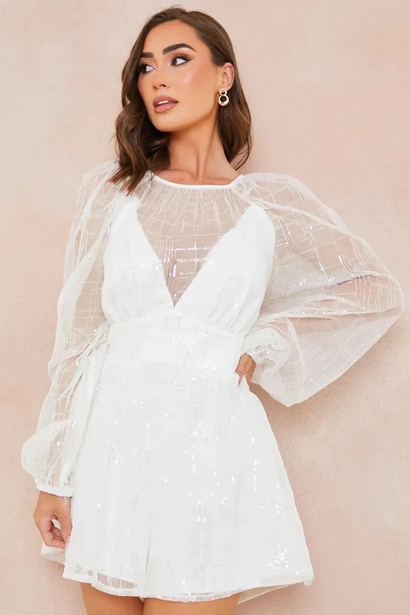 Premium Sequin Playsuit sold by Chi Chi London product image thumbnail 5