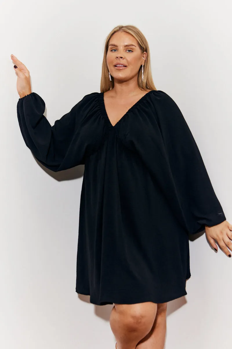 Balloon Sleeve Smock Mini Dress sold by Chi Chi London product image thumbnail 5