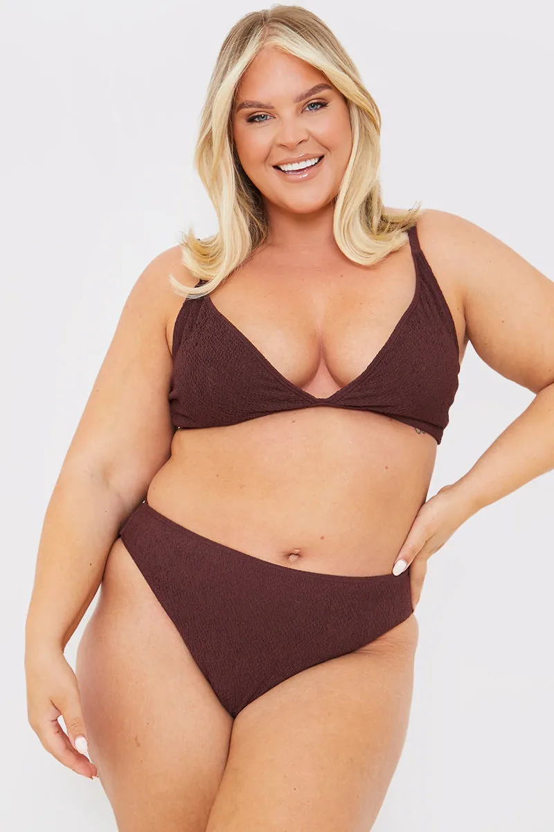 Textured High Waist Control Bikini Bottom sold by Chi Chi London product image thumbnail 5