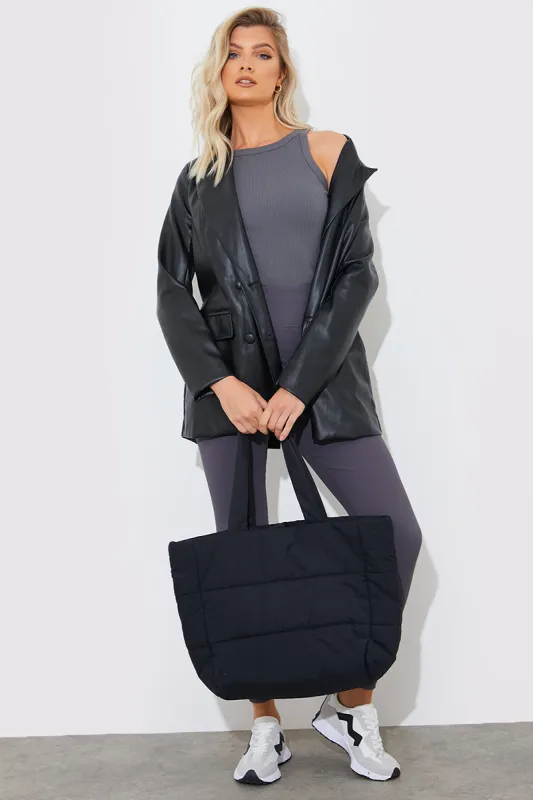 More Sustainable Ribbed Racer Vest made by In the style