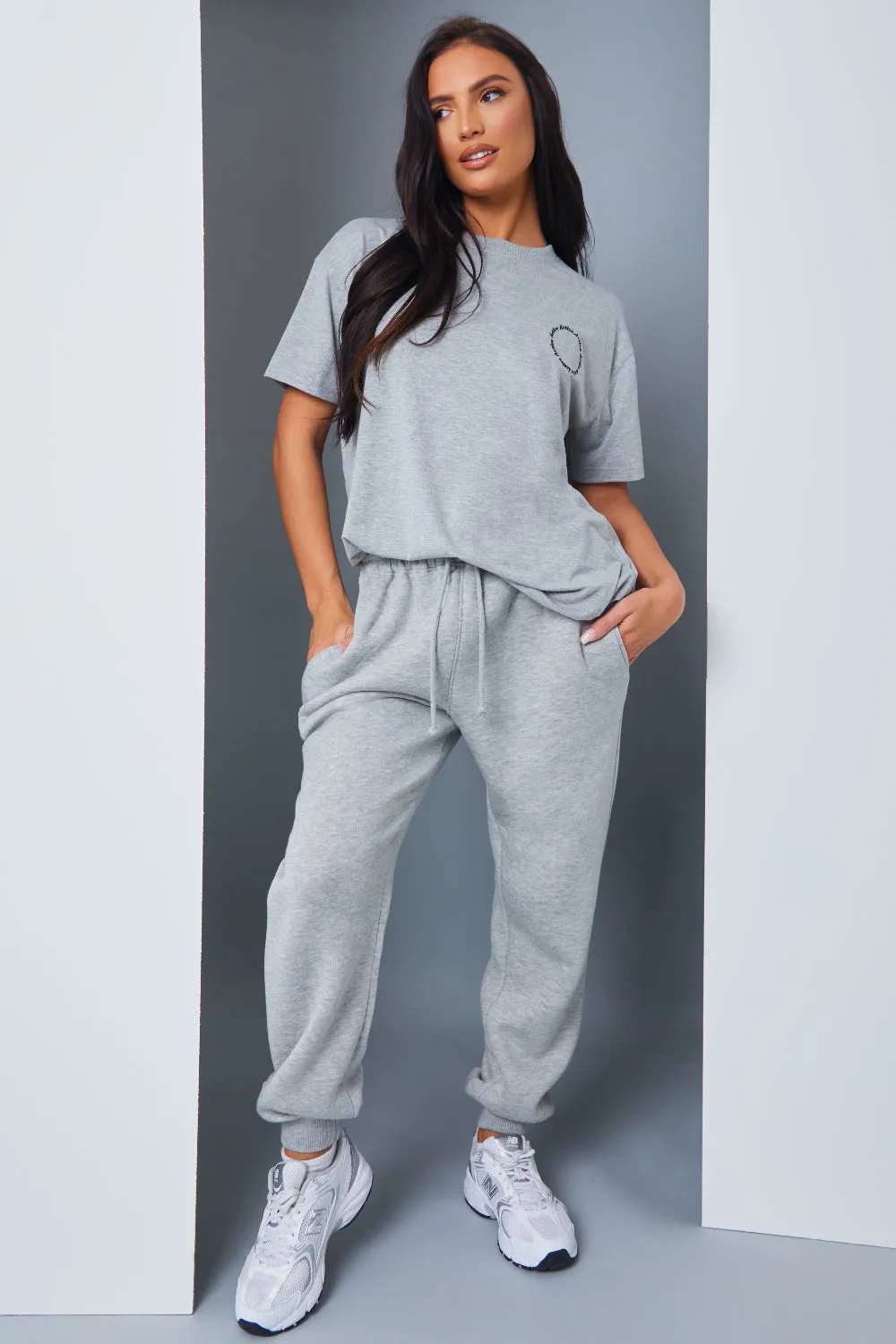 Active' Circle Slogan T-Shirt sold by Chi Chi London product image thumbnail 2