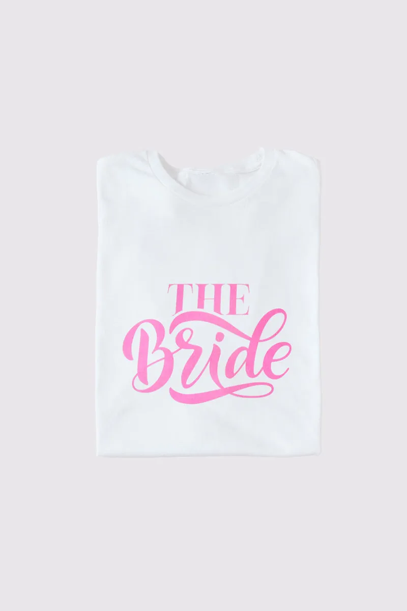 The Bride Slogan T-Shirt sold by Chi Chi London product image thumbnail 5