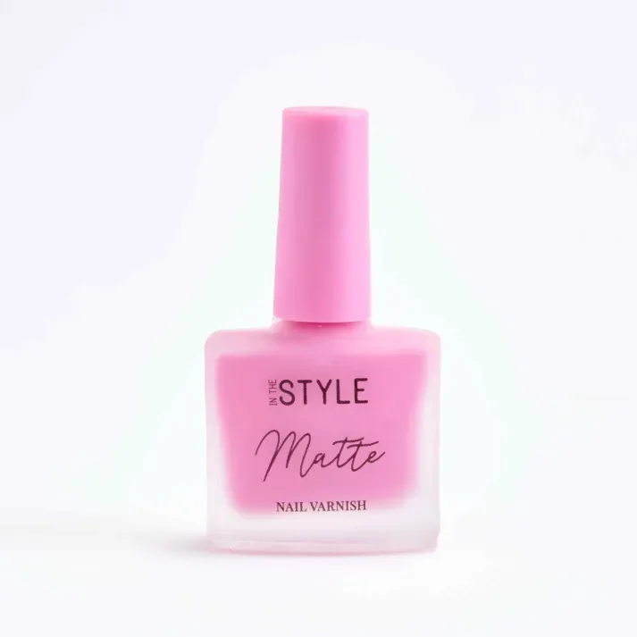 Matte Nail Varnish Flaming Pink sold by Chi Chi London