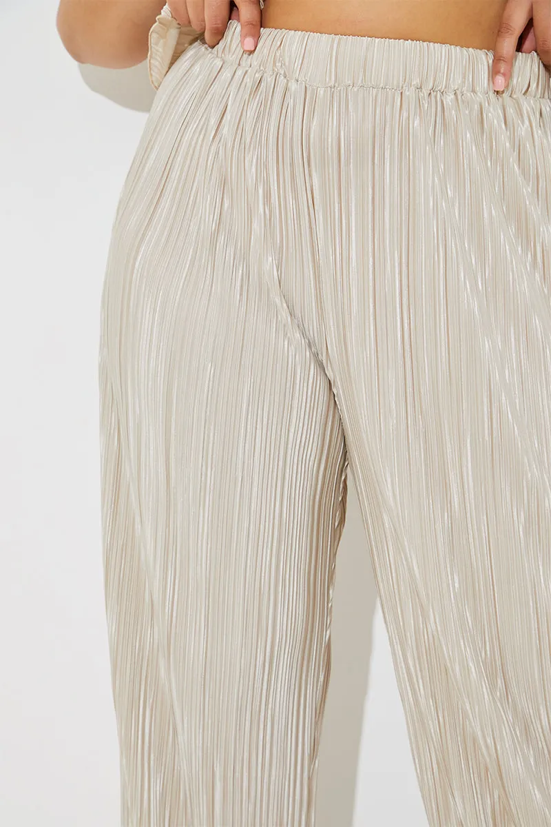 Plisse Wide Leg Co-Ord Trousers sold by Chi Chi London product image thumbnail 5
