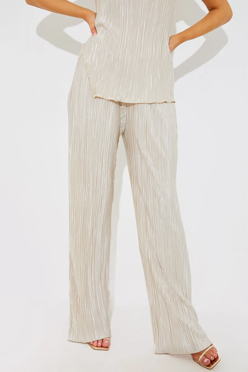 Plisse Wide Leg Co-Ord Trousers sold by Chi Chi London product image thumbnail 2