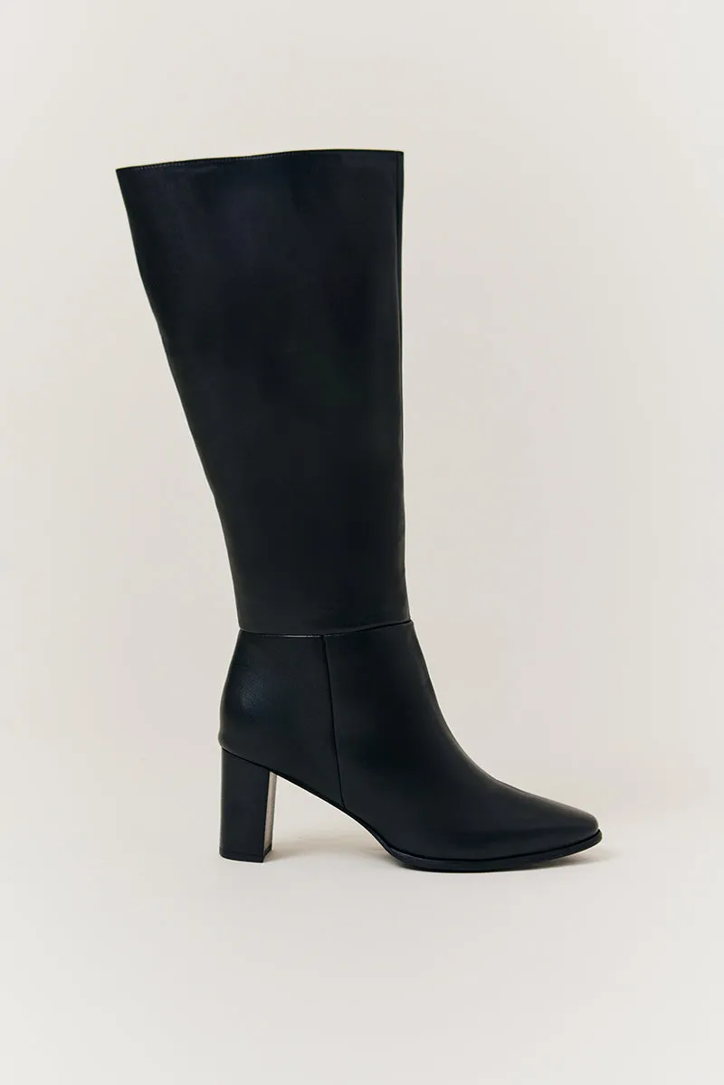 Kylie Heeled High Leg Boot sold by Chi Chi London