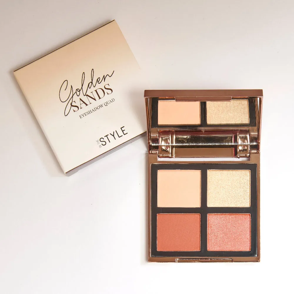 Quad Eyeshadow Palette Golden Sands sold by Chi Chi London product image thumbnail 2