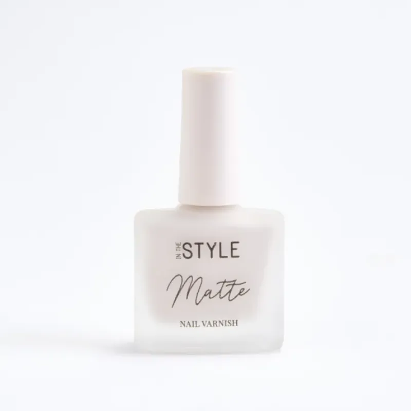 Matte Nail Varnish Bone White made by In the style