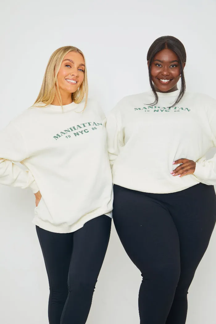Manhattan Slogan Sweater sold by Chi Chi London product image thumbnail 2