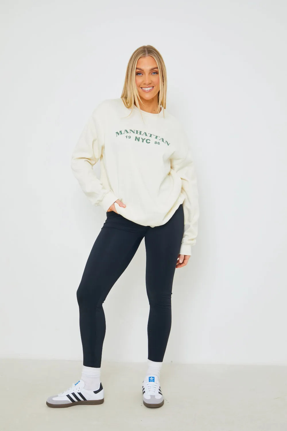 Manhattan Slogan Sweater sold by Chi Chi London product image thumbnail 3