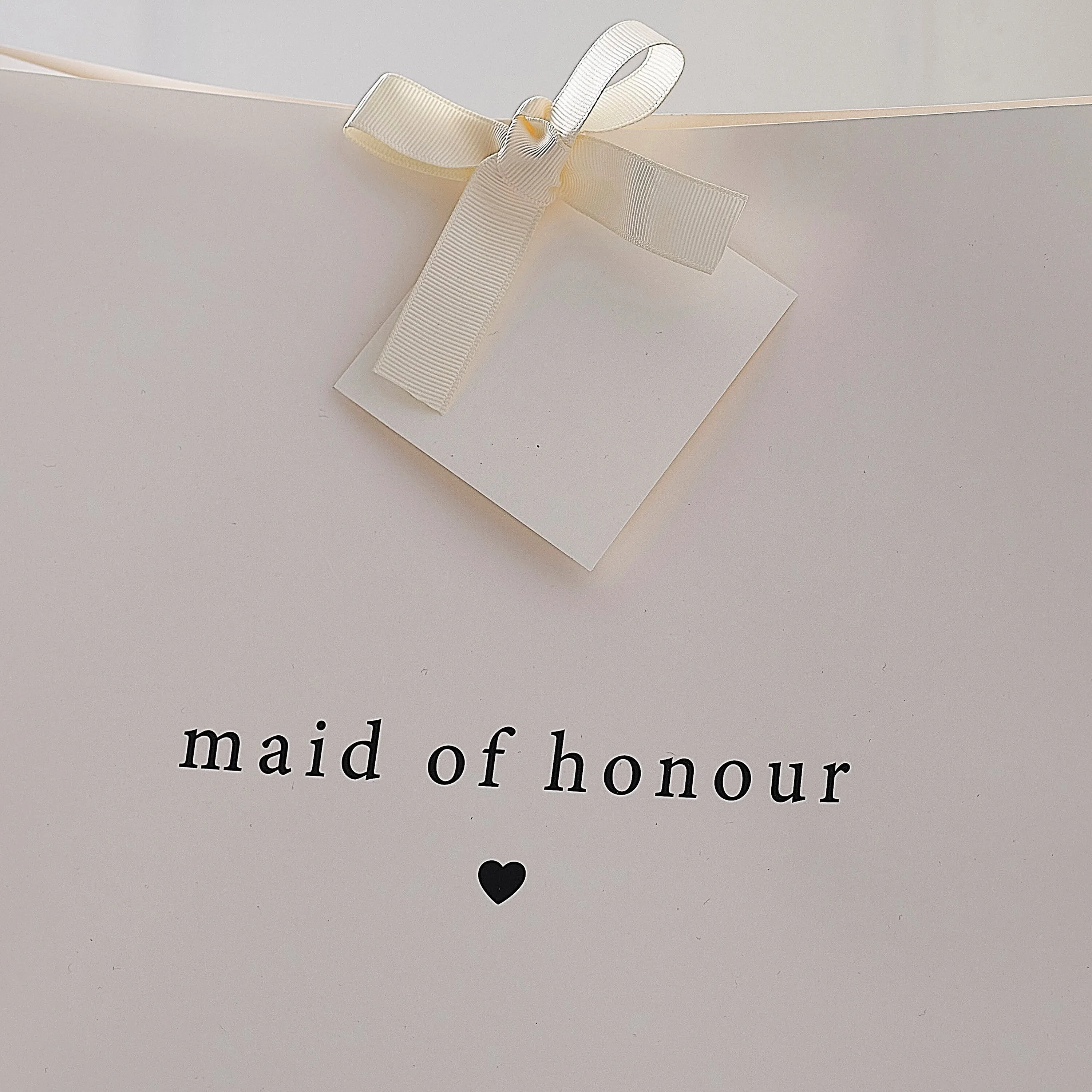 White Maid of Honour Gift Bag sold by Chi Chi London product image thumbnail 3