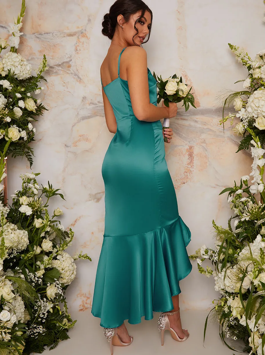 Bodycon Bridesmaid Dress with Dip Hem Fishtail sold by Chi Chi London product image thumbnail 4