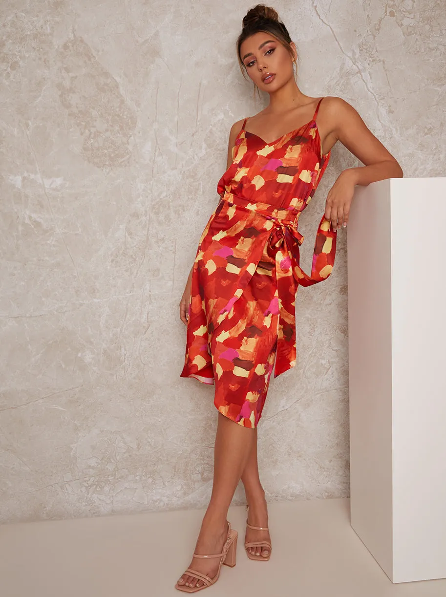 Abstract Print Cami Top in Bright Multi sold by Chi Chi London product image thumbnail 4