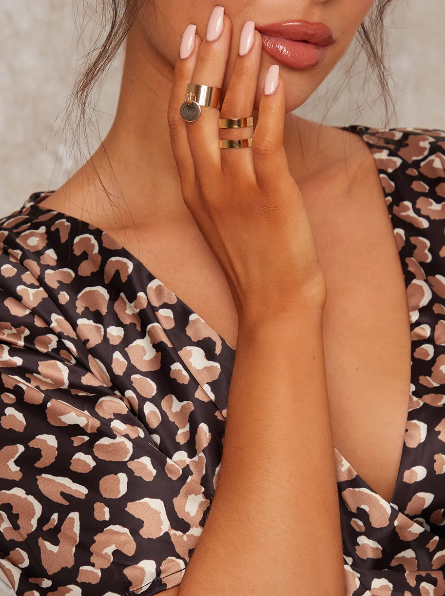 Set Of Rings in Gold Tone sold by Chi Chi London