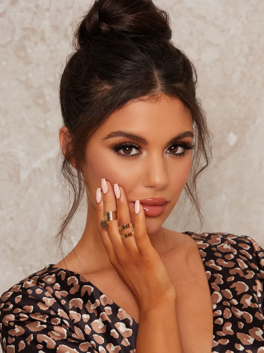 Set Of Rings in Gold Tone sold by Chi Chi London product image thumbnail 2