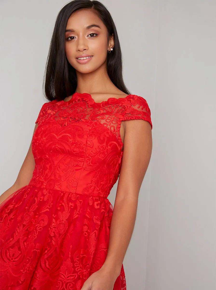 Chi Chi Petite Cerise Dress sold by Chi Chi London product image thumbnail 4