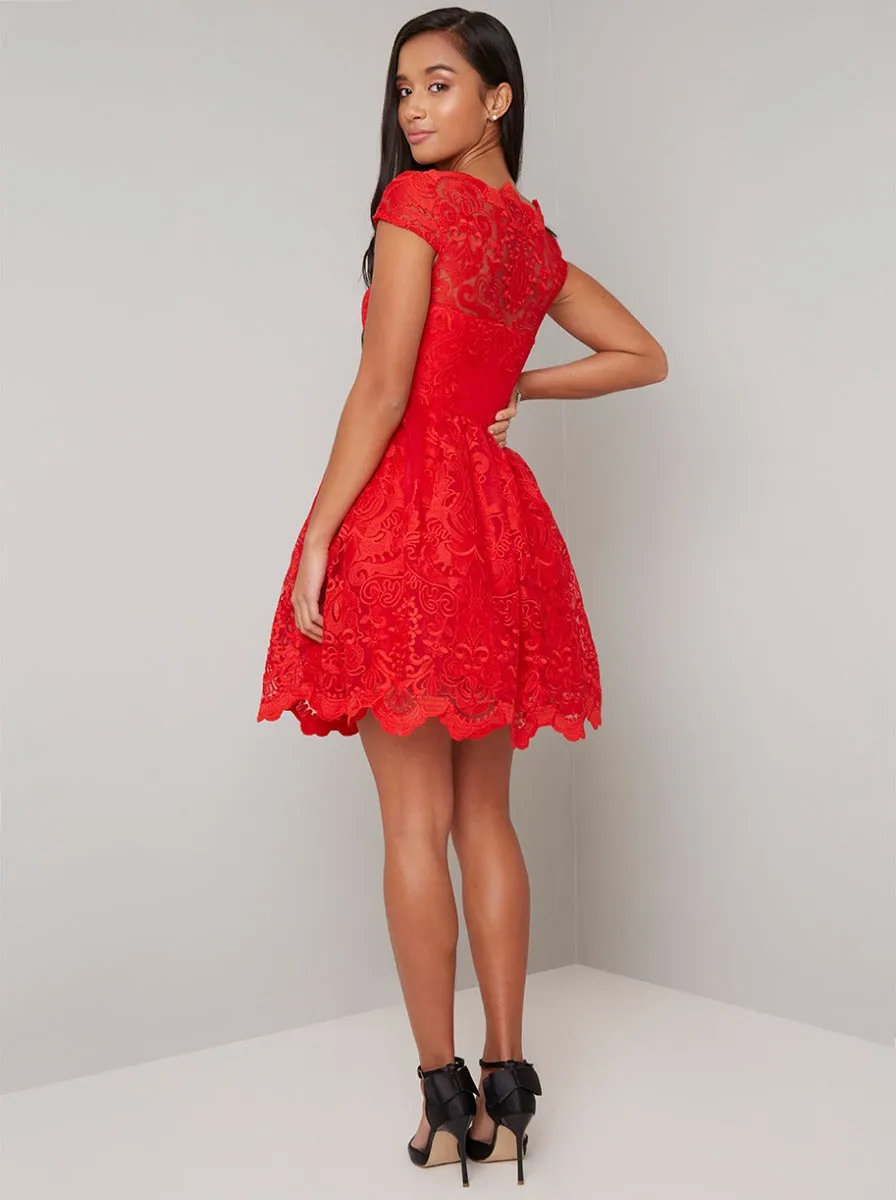 Chi Chi Petite Cerise Dress sold by Chi Chi London product image thumbnail 3