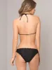 Floral Crochet Bikini Bottoms in Black sold by Chi Chi London