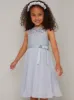 Girls Lace Bodice Pleat Midi Dress in Blue sold by Chi Chi London