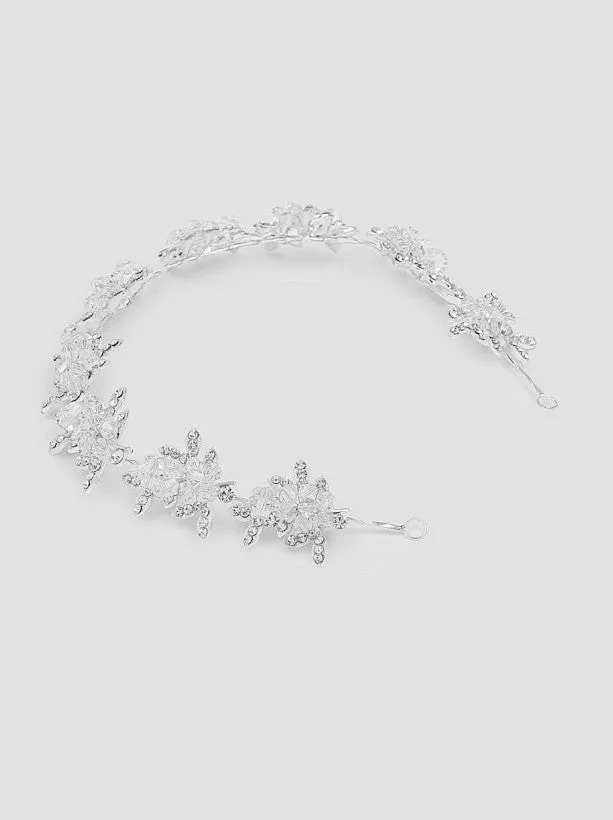 Diamante Beaded Headband in Silver sold by Chi Chi London product image thumbnail 2