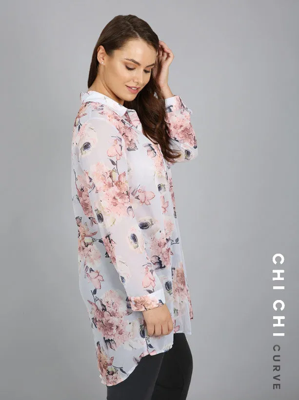 Chi Chi Curve Isla Shirt sold by Chi Chi London