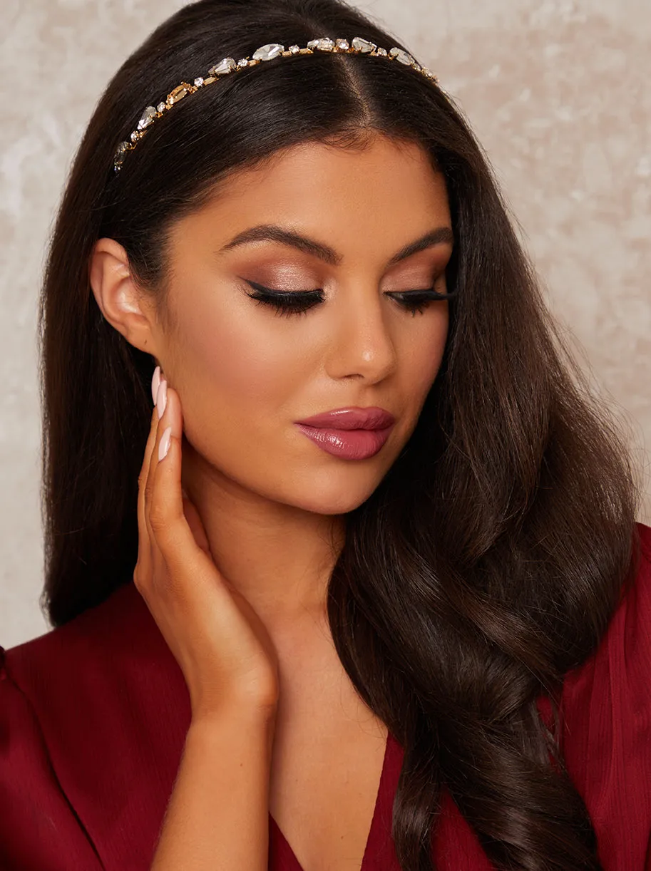 Jewel Detail Headband in Gold Tone sold by Chi Chi London product image thumbnail 2