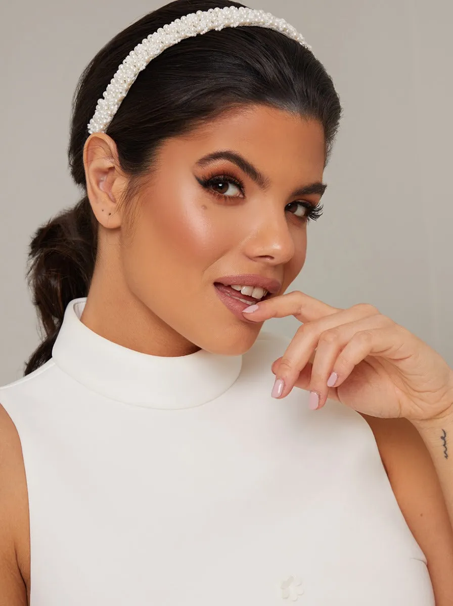 Assorted Embellished Headbands in Ivory sold by Chi Chi London