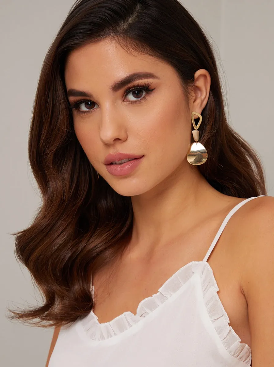 Triple Drop Earrings in Gold Finish sold by Chi Chi London product image thumbnail 3