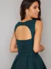 Sleeveless Open Back Midi Dress in Green sold by Chi Chi London