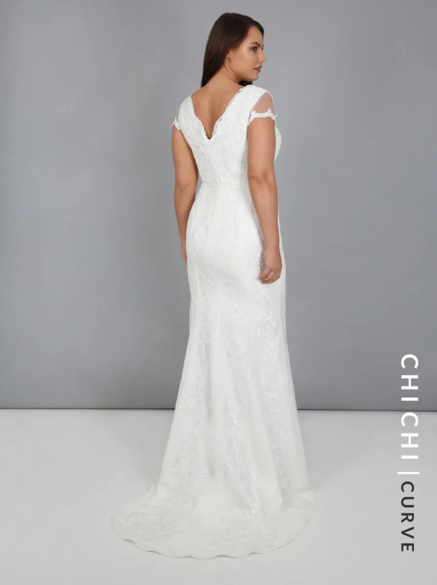 Chi Chi Bridal Curve Alice Dress sold by Chi Chi London