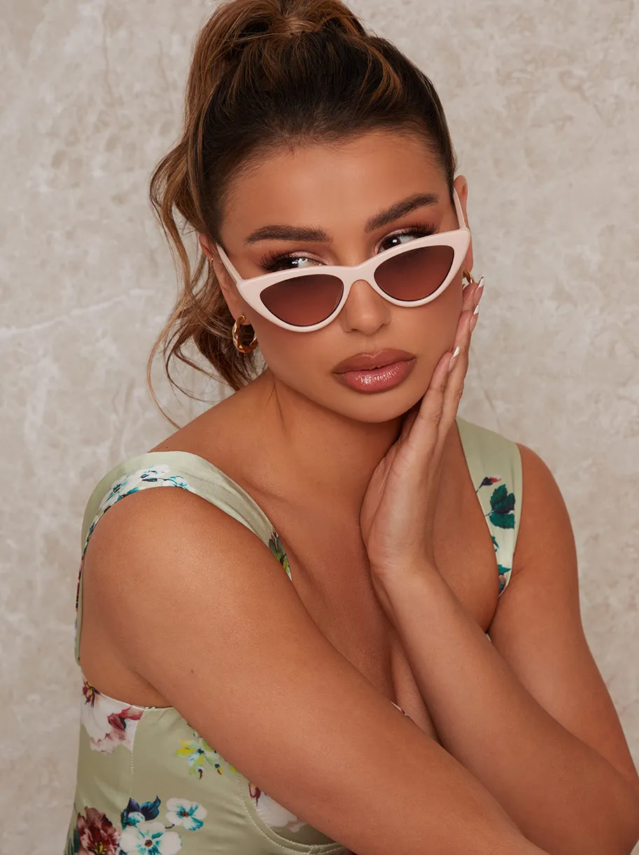 Cat Eye Sunglasses in Pink sold by Chi Chi London product image thumbnail 2