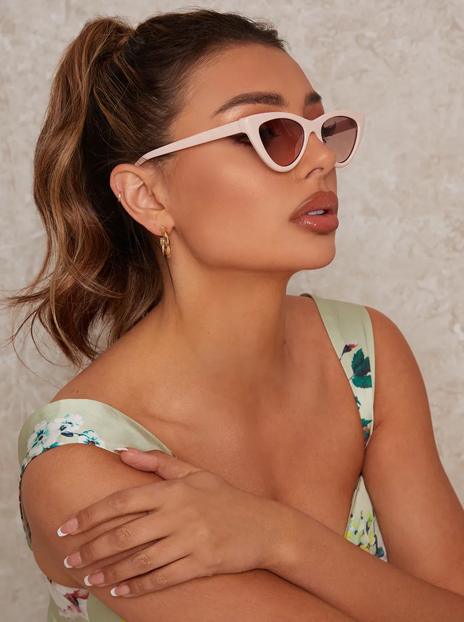 Cat Eye Sunglasses in Pink sold by Chi Chi London product image thumbnail 3