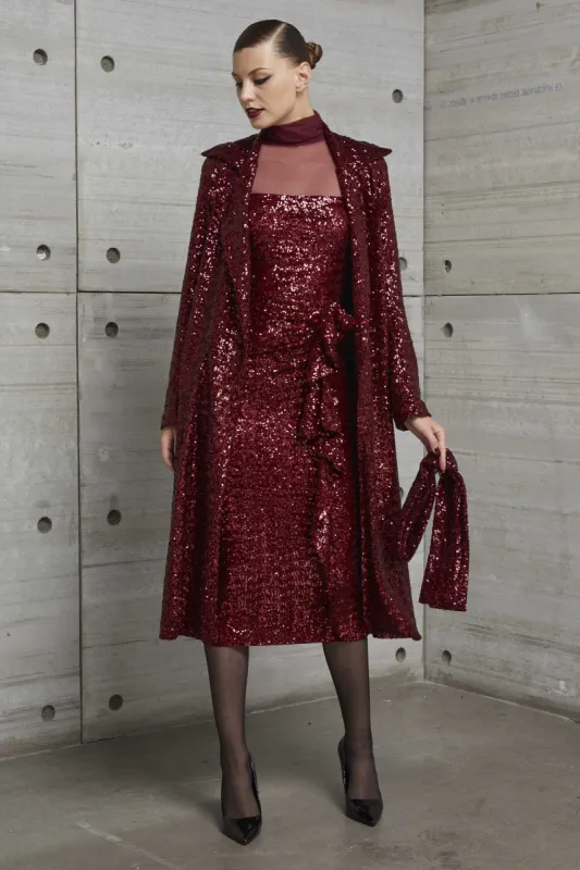 SAVERIA SEQUINED DUSTERCOAT sold by Chiara Boni
