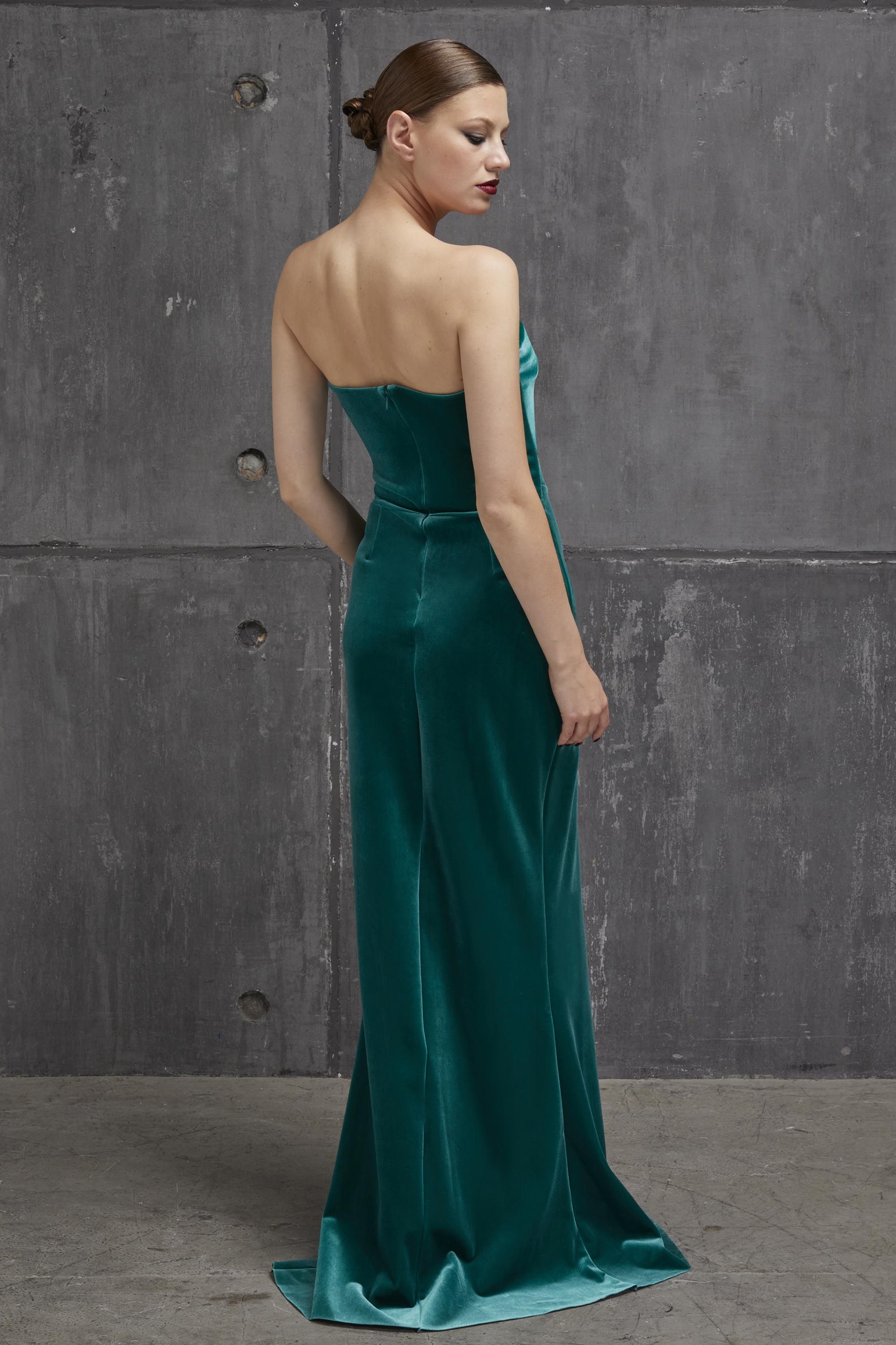 MALIK VELVET GOWN sold by Chiara Boni product image thumbnail 4