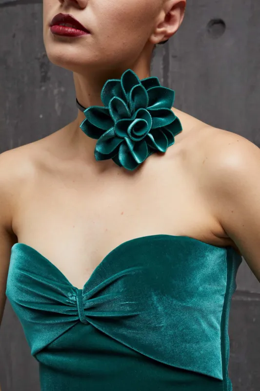 VELVET FLOWER BROOCH sold by Chiara Boni