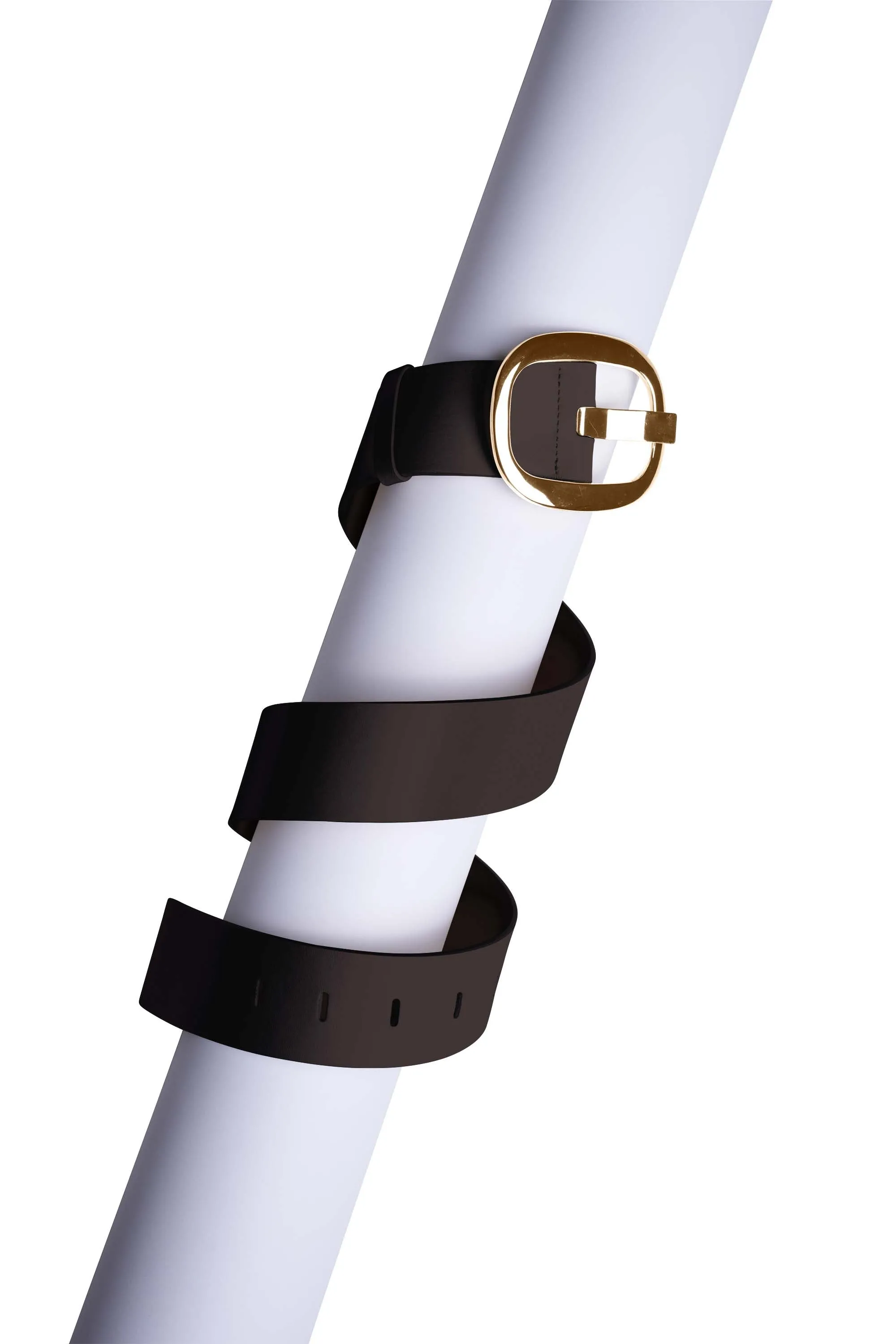 LEATHER BELT WITH METALLIC BUCKLE sold by Chiara Boni product image thumbnail 2