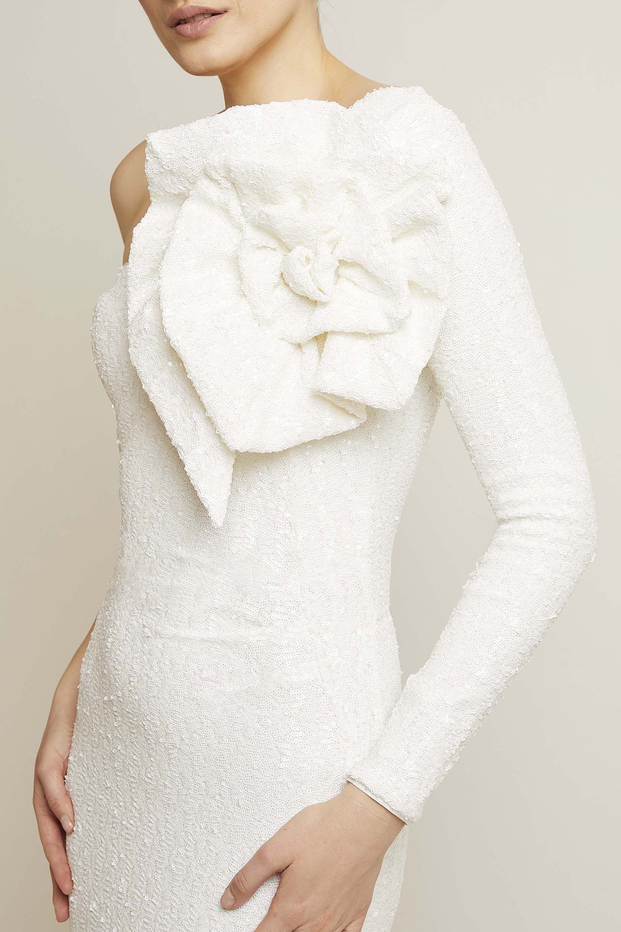 MALVISSIMA SEQUINED GOWN sold by Chiara Boni product image thumbnail 4