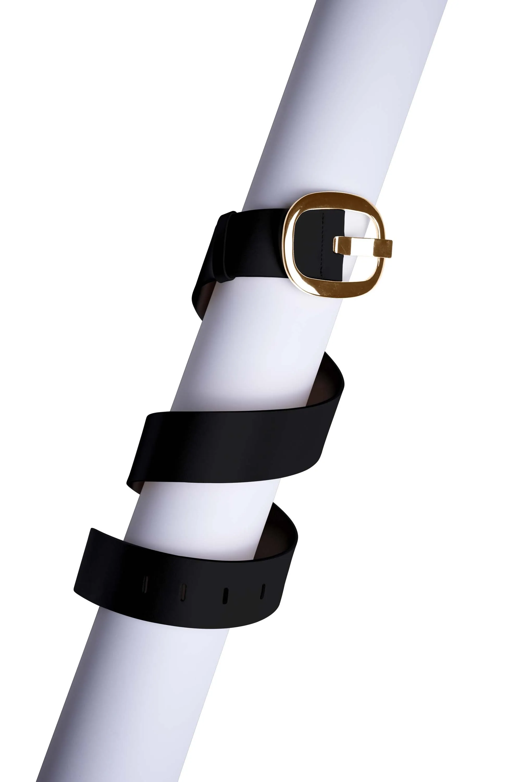 LEATHER BELT WITH METALLIC BUCKLE sold by Chiara Boni product image thumbnail 2