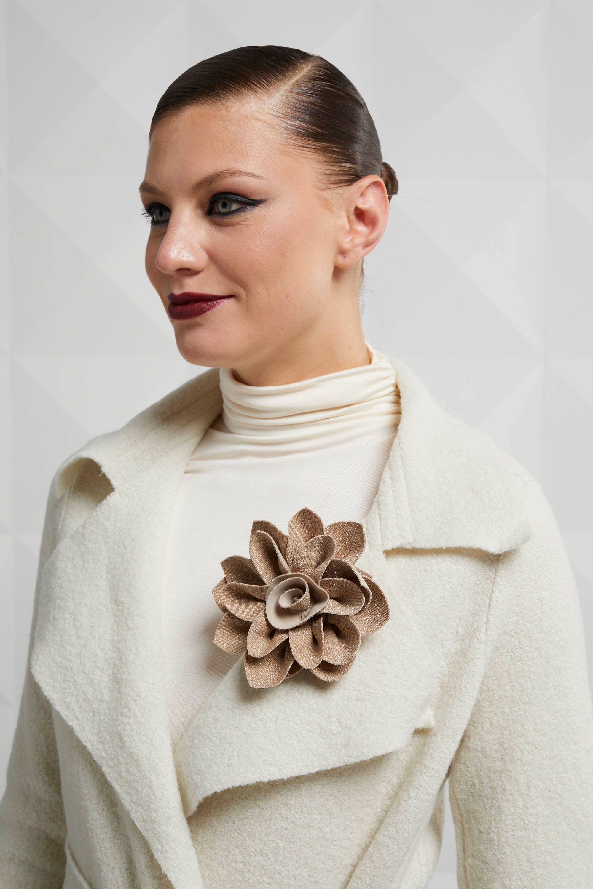 LUREX FLOWER BROOCH sold by Chiara Boni