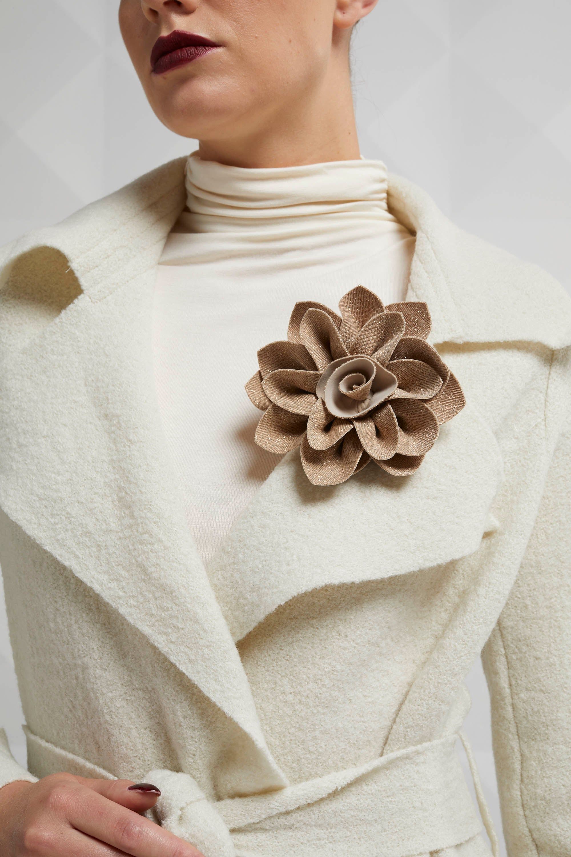 LUREX FLOWER BROOCH sold by Chiara Boni product image thumbnail 3