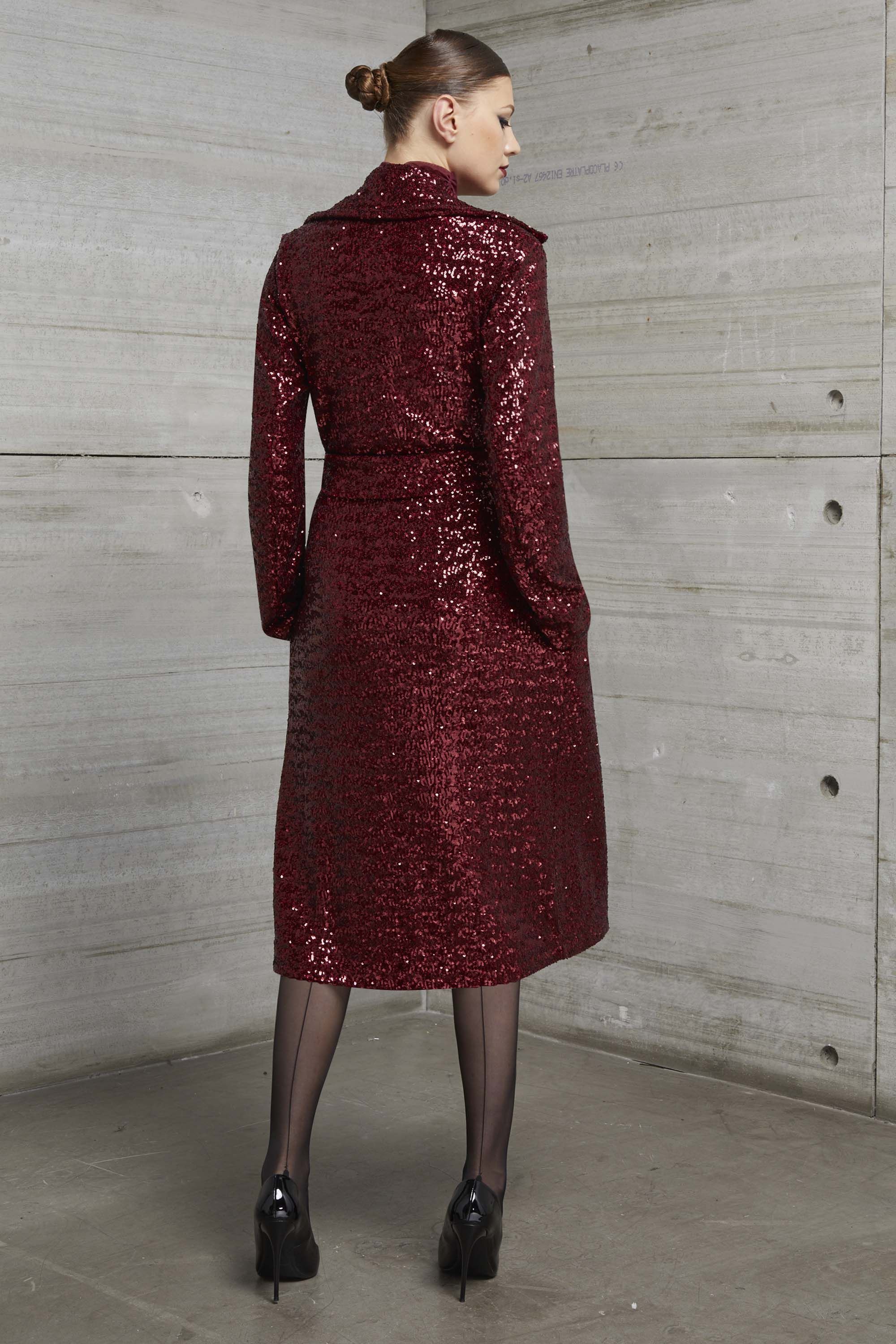 SAVERIA SEQUINED DUSTERCOAT sold by Chiara Boni product image thumbnail 4